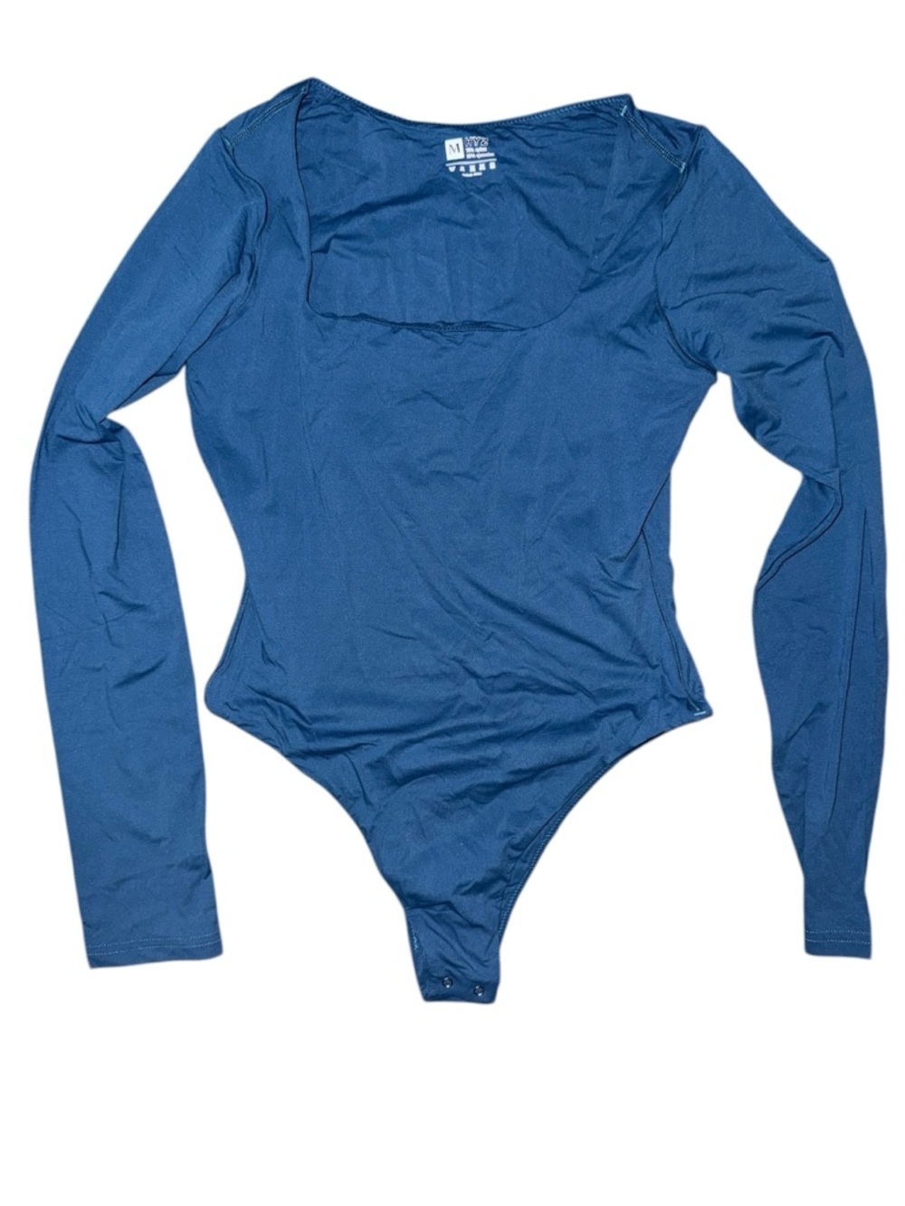Hyz square neck long sleeves bodysuit